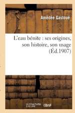 L'eau bénite
