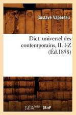 Dict. Universel Des Contemporains, II. I-Z (Ed.1858)