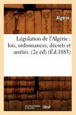 Legislation de L'Algerie