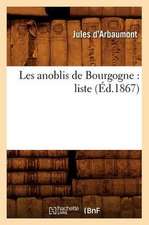 Les Anoblis de Bourgogne