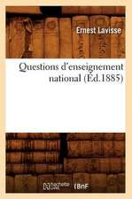 Questions D'Enseignement National (Ed.1885)