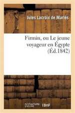 Firmin, Ou Le Jeune Voyageur En Egypte