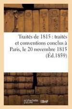 Traites de 1815