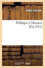 Politique a Monaco