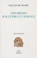 Theoremes Sur L'Etre Et L'Essence