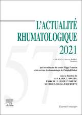 L'actualité rhumatologique 2021