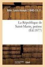 La République de Saint-Marin, poëme