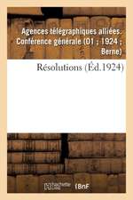 Résolutions