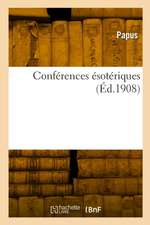 Conférences ésotériques