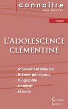 Fiche de lecture L'Adolescence clémentine de Clément Marot (Analyse littéraire de référence et résumé complet)