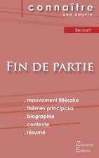 Fiche de lecture Fin de partie de Beckett (Analyse littéraire de référence et résumé complet)