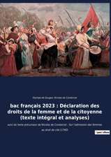 bac français 2023 : Déclaration des droits de la femme et de la citoyenne (texte intégral)