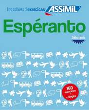 Erhard, H: Cahier d'exercices ESPERANTO - debutants