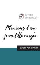 Mémoires d'une jeune fille rangée (fiche de lecture et analyse complète de l'oeuvre)