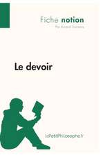 Le devoir (Fiche notion)