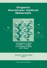 Organic Nonlinear Optical Materials