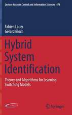 Hybrid System Identification: Theory and Algorithms for Learning Switching Models