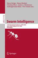 Swarm Intelligence: 11th International Conference, ANTS 2018, Rome, Italy, October 29–31, 2018, Proceedings