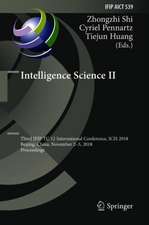 Intelligence Science II: Third IFIP TC 12 International Conference, ICIS 2018, Beijing, China, November 2-5, 2018, Proceedings