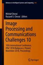 Image Processing and Communications Challenges 10: 10th International Conference, IP&C’2018 Bydgoszcz, Poland, November 2018, Proceedings