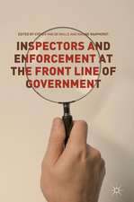 Inspectors and Enforcement at the Front Line of Government