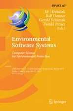 Environmental Software Systems. Computer Science for Environmental Protection