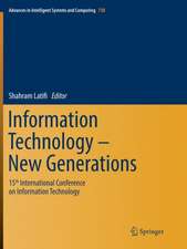 Information Technology - New Generations: 15th International Conference on Information Technology