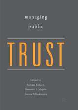 Managing Public Trust