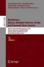 Brainlesion: Glioma, Multiple Sclerosis, Stroke and Traumatic Brain Injuries: 4th International Workshop, BrainLes 2018, Held in Conjunction with MICCAI 2018, Granada, Spain, September 16, 2018, Revised Selected Papers, Part I