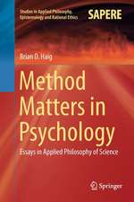 Method Matters in Psychology: Essays in Applied Philosophy of Science