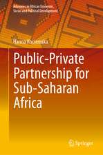 Public–Private Partnership for Sub-Saharan Africa