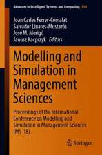 Modelling and Simulation in Management Sciences: Proceedings of the International Conference on Modelling and Simulation in Management Sciences (MS-18)