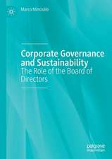 Corporate Governance and Sustainability: The Role of the Board of Directors