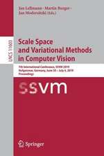 Scale Space and Variational Methods in Computer Vision