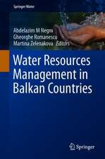 Water Resources Management in Balkan Countries