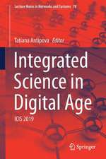 Integrated Science in Digital Age: ICIS 2019