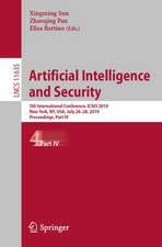 Artificial Intelligence and Security: 5th International Conference, ICAIS 2019, New York, NY, USA, July 26–28, 2019, Proceedings, Part IV