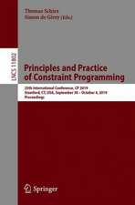 Principles and Practice of Constraint Programming: 25th International Conference, CP 2019, Stamford, CT, USA, September 30 – October 4, 2019, Proceedings