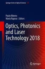 Optics, Photonics and Laser Technology 2018