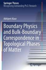 Boundary Physics and Bulk-Boundary Correspondence in Topological Phases of Matter