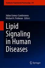 Lipid Signaling in Human Diseases