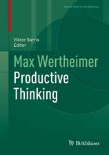 Max Wertheimer Productive Thinking