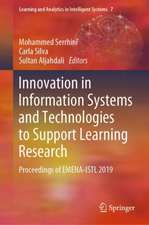 Innovation in Information Systems and Technologies to Support Learning Research: Proceedings of EMENA-ISTL 2019