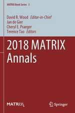 2018 MATRIX Annals