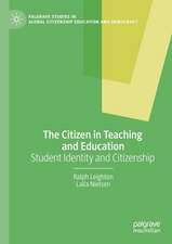 The Citizen in Teaching and Education: Student Identity and Citizenship