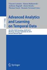 Advanced Analytics and Learning on Temporal Data: 4th ECML PKDD Workshop, AALTD 2019, Würzburg, Germany, September 20, 2019, Revised Selected Papers