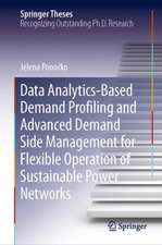 Data Analytics-Based Demand Profiling and Advanced Demand Side Management for Flexible Operation of Sustainable Power Networks