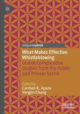 What Makes Effective Whistleblowing: Global Comparative Studies from the Public and Private Sector