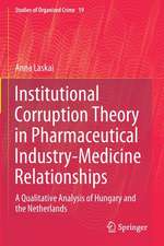 Institutional Corruption Theory in Pharmaceutical Industry-Medicine Relationships: A Qualitative Analysis of Hungary and the Netherlands