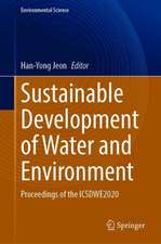 Sustainable Development of Water and Environment: Proceedings of the ICSDWE2020